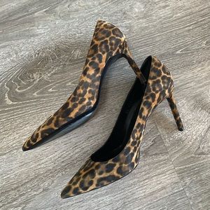 Saint Laurent Paris Zoe Pumps leopard 38